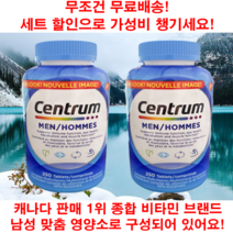 보옥헬스의 캐나다 센트룸 센트륨 포 맨 종합 멀티 비타민 C A D 남성 영양제 250 정 2개