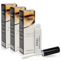 속눈썹영양제 속 베이글 FEG 아이브로우 인핸서 트리트먼트 세럼 눈썹을 길고 두껍고 어둡게 만드는 눈썹 모든 타입에 적이지 않고 안전함 3팩, 0.1 Fl Oz(3개들이 팩)