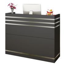 카운터 마트 미용실 식당 옷가게 카페 계산대 테이블, 와일드 오크  80x35x90cm