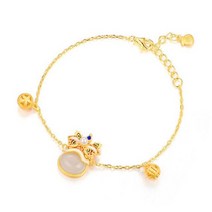 옥팔찌 비즈 염주 원석 불교팔찌 고대 골드 장인 정신 사자 춤 에나멜 도자기 천연 헤티안 옥 팔찌 여성을 빈티지 쥬얼리