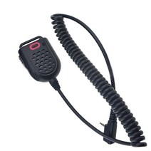 Baofeng Uv-5r Ptt 핸드 헬드 미니 마이크 K 포트 햄 라디오 워키 토키 액세서리 용 스피커, 한개옵션0
