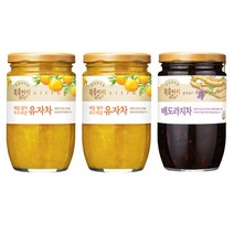 복음자리 유자차480 2병+배도라지차470g 1병