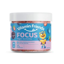 비타민프렌즈 포커스 비건 베리맛 60구미 / Vitamin Friends Focus Vegan Gummies