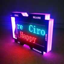 DIY VIP Moet 병 스피커 아크릴 캡션 나이트 클럽 바 보드 라이트 박스 프로그램 LED 간판