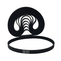 BEMONOC GT2 Driver Belt L=232mm W=6mm 116 Teeth in Closed Loop 2GT Rubber Conveyor Belts Pack of 10p, Width=6mm, Length=232mm