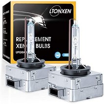 LTONXEN D1S 크세논 6000K 전구 12V 35W 쿨 화이트 자동차 헤드라이트 전구 HID 방전 램프 교체 키트 2년 보증. (2 조각)-37701, D3S 8000K
