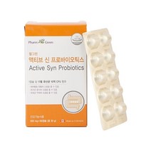 유산균제제 프리바이오틱스 팜그린 액티브 신프로바이오틱스 약국유산균 유산균추천 장에좋은, 단품
