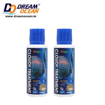 AZOO 트리트먼트 어항 박테리아 활성제 수질개선 물잡이 어항청소 물갈이약 환수 어항용품, 2개, 120ml