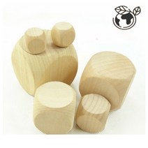 원목 큐브 주사위 ktv, 8cm