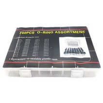 구동계 변속기 자동차부품 740pcs 800pcs 유니버설 박스형 검정 니트릴 실리콘 고무 조합 o-링 니트릴 고무 수리 씰 가스켓 구색 세트 호환, 740개