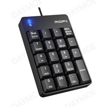 게임용 키보드 게이밍 미니 키패드 mofii 숫자 소형 2.4ghz 무선 숫자 18 키 디지털 회계 창구 노트북 노트북 태블릿, 열광한