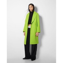 Bershka Drop shoulder cloth coat Lime 버쉬카 드롭 숄더 코트 라임