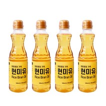 현미영양가득 현미유 500ml 4병, 4개