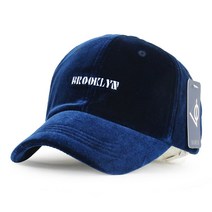 베이직엠 남성 여성 겨울 야구모자 볼캡 유광 벨벳 브루클린