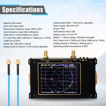 S-A-A-2 NanoVNA-F V2 벡터 네트워크 분석기 50KHz-900MHz 디지털 디스플레이 단파 MF HF VHF UHF 안테나 스탠딩 웨이브, [02] 3.2 Inch S-A-A-2
