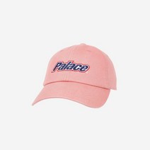 [정품] 팔라스 로워케이스 워시드 데님 6-패널 캡 핑크 - 23SS Palace Lowercase Washed Denim 6-Panel Pink