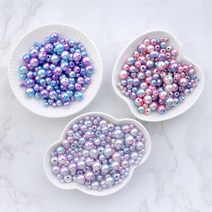짱패브릭 그라데이션 구슬 비즈 4size, 4mm, 유니콘