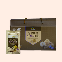 무농약 직접 재배 3년근 약도라지 생강이랑 도라지배즙 100ml 30포, 30개