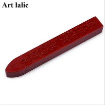 문자각인 금형씰링 왁스 스틱 레트로 인감 스탬프 편지 청첩장 90x10x10mm 빈티지 코드 심지, 10 deepred