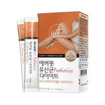 권나라 에버핏 유산균 다이어트 14포 6박스(12주분) 모유유래 유산균 가르시니아 락토바실러스