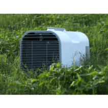 카라반 에어컨 창문형 핸들 자동차 캠핑카 소형냉방기, 12V/24V/220V 차량용 대용량배터리