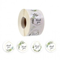 4종 믹스 금태 플라워 다꾸 답례품 금장 롤 스티커, 금태플라워(S-704)