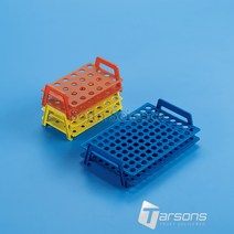Tarsons T241013-B R Y W 마이크로 튜브 랙 24홀 Polywire Microtube Rack with Handle 1.5 ml & 2.0 ml 용, T241013-B : 1EA
