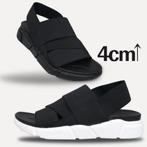 그래고 남자샌들 밴딩 4cm 키높이샌들