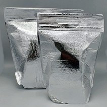 [MNP] 보냉손잡이지퍼백 보냉백 2가지 색상 피자봉투 아이스백 팥빙수 마카롱 보온포장 100장, 45 x 30 + 12, 화이트