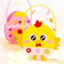 민화샵 부활절 펠트가방 만들기세트 부활절만들기 초등만들기재료 꾸미기재료 DIY 키트, 부활절 펠트 가방 만들기-병아리, 부활절 펠트 가방 만들기-병아리