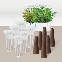 가정용 수경재배기 리필킷 LED 식물재배기 스위스윙거식물재배기6구형 6세트, 식물재배기 기본세트 + 리필6PCS
