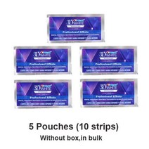 치아미백 셀프 미백겔 화이트닝패치 3d 하얀 스트립 전문 효과 whitestrips 새로운 패키지 5710141620 파우치, 5p