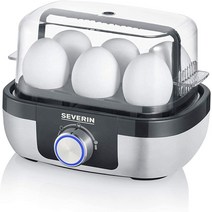 세버린 SEVERIN 계란 찜기 밥솥 계란 찌르기가 있는 계량 컵 포함 계란 밥솥