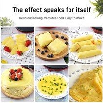 크레페기계 메이커 가정용 원형 밀전병 다용도 미니 전기 크레페 제조기 아침 피자 기계 220V 비 스틱 팬케, 03 AU