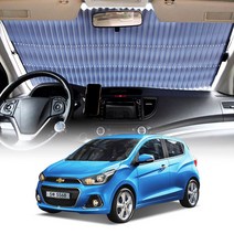 블루오션 스파크 더 넥스트 블루썬 원큐 썬블라인드 차량용 햇빛가리개, 1개, 블루썬 원큐 썬블라인드 46cm