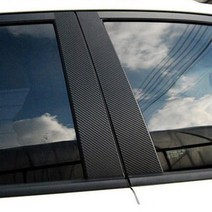 스파크(마티즈크리에이티브) B필러 기둥몰딩 카본 데칼스티커 스크래치 기스방지 보호필름 차량용품