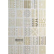 명품 네일 아트 스티커 모음 쁘띠네일 아트 스티커 10종 세트 명품 네일 스티커