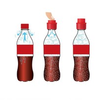 핑크돼지도매 다이얼 구매일자 표시 탄산유지뚜껑, 오렌지