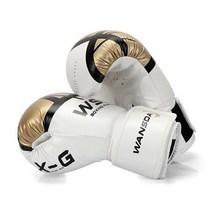 복싱글러브 컨텐더 mma 스파링 남자 여자를위한 킥 복싱 장갑 PU 가라데 Muay 타이어 Guantes 드 Boxeo 무, 04 White_03 8 OZ