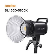 유튜브 조명 라이브 방송 Godox-SL100D 5600K LED 스튜디오 영상 조명 SL100Bi 2800-6500K 100W Bowens 마운트 야외 촬영 사진 조명, 01 5600 K