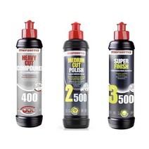 미국 Menzerna 멘제르나 헤비컷 컴파운드400 미디엄컷2500 슈퍼피니쉬3500 236ml 세트, 1개
