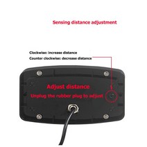 RFID 레이더 차량 감지기 장애물 장벽 컨트롤러 자동차 주차 시스템용 유도 센서 설치, 한개옵션0