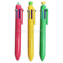 이젠 새콤 6색 볼펜 멀티펜 다색펜 세트 랜덤배송, 1개, 랜덤