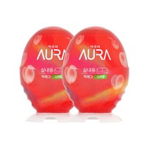 AURA ECO 친환경 방향제 빅에그 피치 440ML * 2개