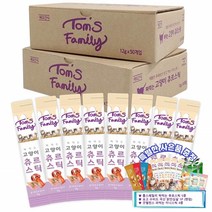 톰스패밀리 국산 짜먹는 츄르스틱 고양이 간식 100P+Gift Set(츄르 5P+시리얼 4P+수비드), 톰스패밀리 츄르 닭가슴살&랍스타 100P+Gift