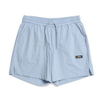 [국내매장판]내셔널지오그래픽바지 여성 시그너스 우븐 스트레치 트레이닝 하프 팬츠 블루 N232WHP980-STORM BLUE