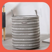 수납바구니 린넨바구니 리빙몰 접이식 린넨 빨래바구니 웨이브