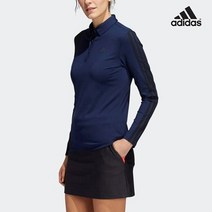 [아디다스골프 정품] GL8496 컬러 블럭 여성 긴팔 골프티셔츠