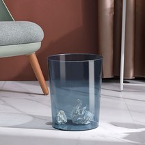 온통온유 10리터 쓰레기통 화장실 10l 12l 인테리어 다용도 투명 아크릴 휴지통