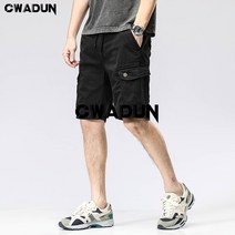 Cwadun 남자 카고 반바지 남성용 밀리터리 카모 남성 반바지 면 작업복 바지 빅사이즈